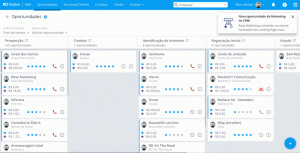 Agora falando em prospecção, a gestão de leads é fundamental para o sucesso do negócio de nossos clientes. É por isso que utilizamos a RD Station CRM como uma ferramenta essencial para automatizar e gerenciar todo o processo de prospecção e conversão de leads em clientes. (Quando o cliente não tem um CRM)