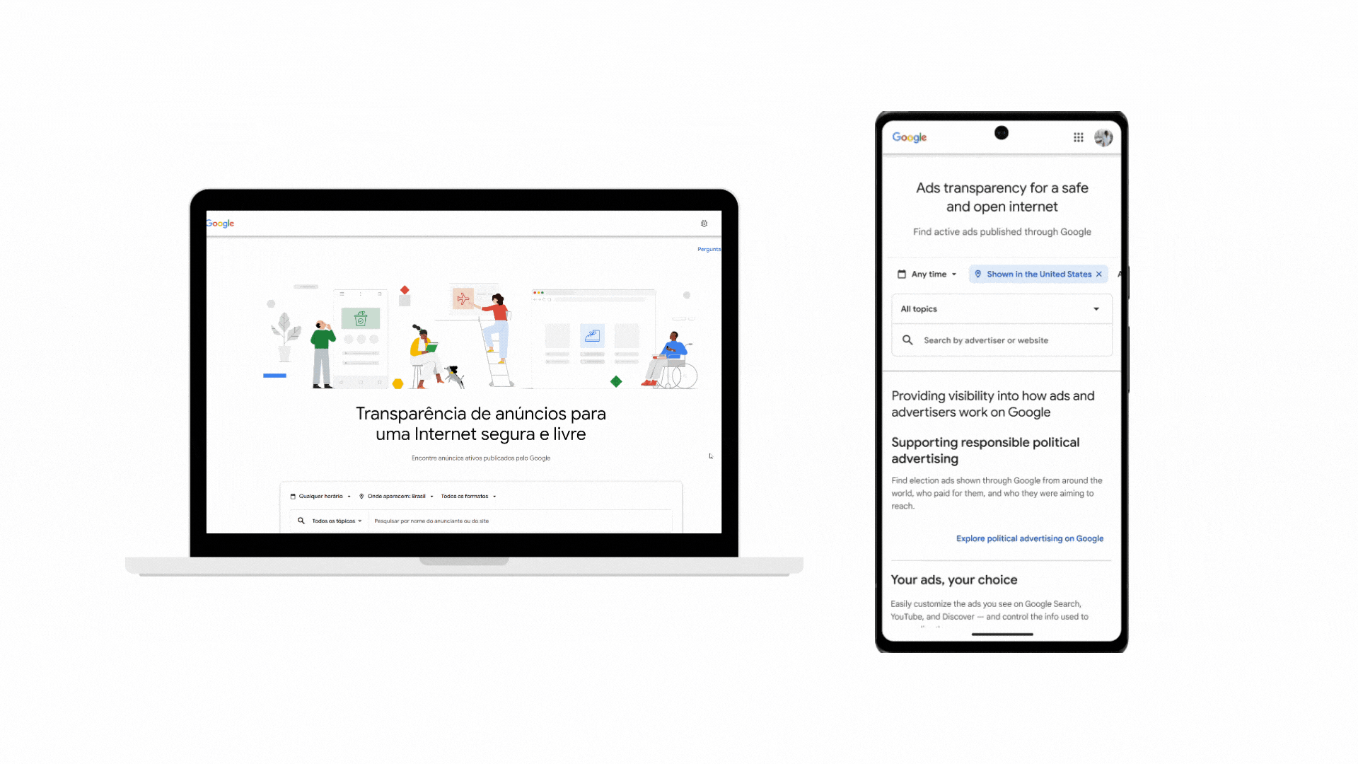 My Ads Center: Biblioteca de Transparência de anúncios do Google AGNC Agência de Marketing central de transparencia navegadores AGNC - Agência de Marketing