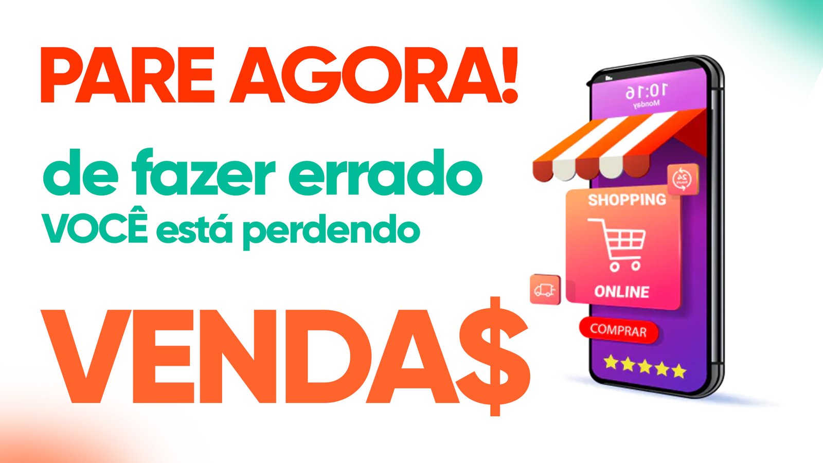 Tráfego Pago Para E-Commerce: 30 Erros Que Te Farão Falir Se você faz ou está buscando uma agência de Tráfego Pago Para E-Commerce precisa conhecer os principais erros que te farão falir em dias