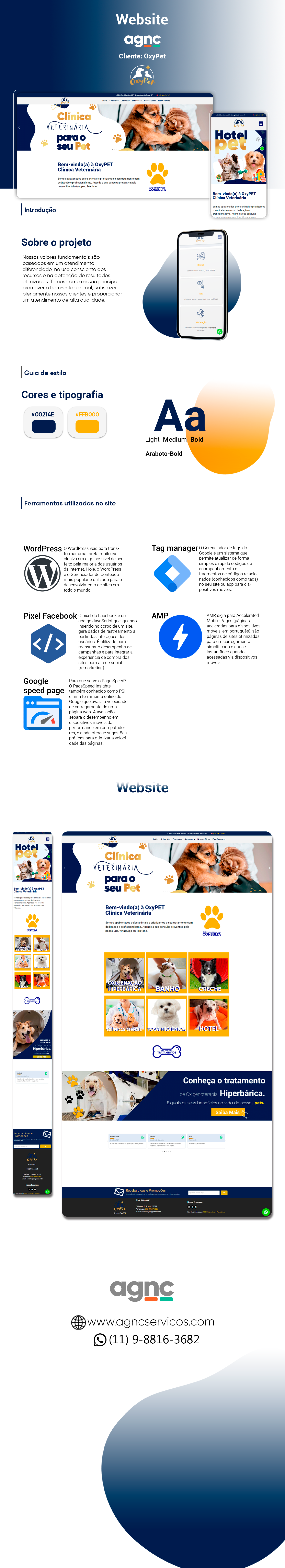 portifolio de site AGNC - Agência de Marketing