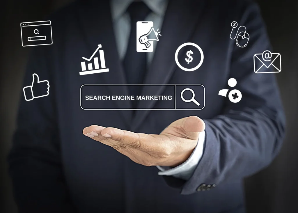 SEM Search Engine Marketing: Apareça 100X Mais No Google SEM Search Engine Marketing ou marketing para os mecanismos de busca pode aumentar em até 100% sua aparição no Google e Bing. ⭐⭐⭐ Editar fragmento de código (snippet)