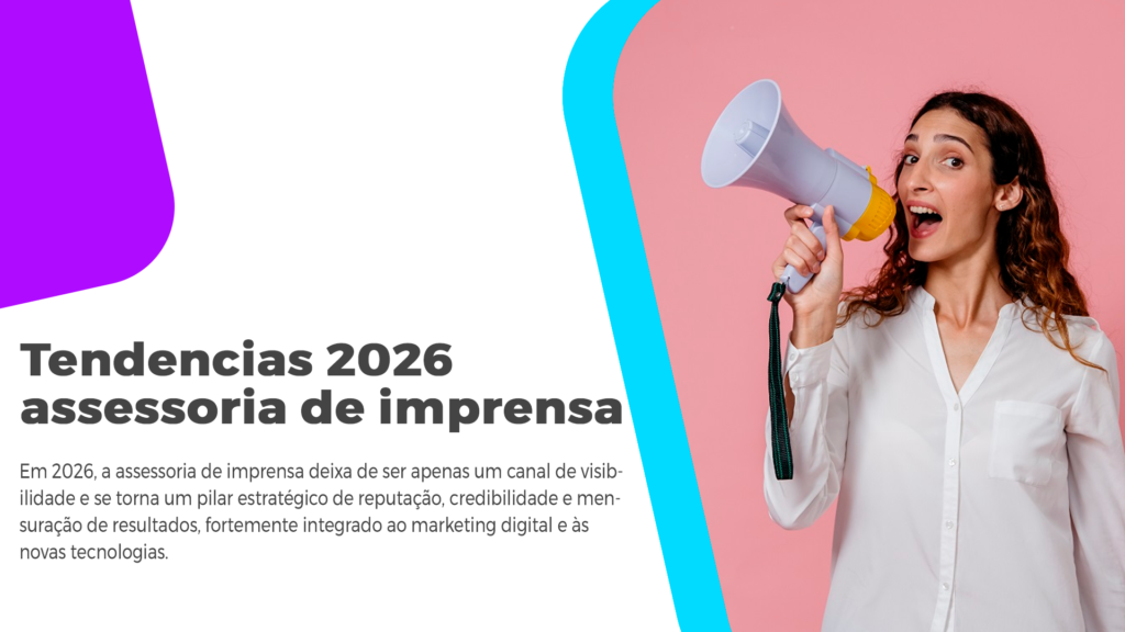 Tendências para Assessoria de Imprensa em 2026 AGNC Agência de Marketing Assessoria De Imprensa Em 2026: Tendências E Os Desafios A Assessoria De Imprensa Em 2026 não é mais "métrica de vaidade" é gerar valor, branding e conversões de verdade. Veja as tendências!